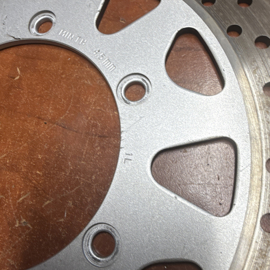 2002 Suzuki Volusia VL800 Front Wheel Brake Disc Rotor Minimal Wear OEM
