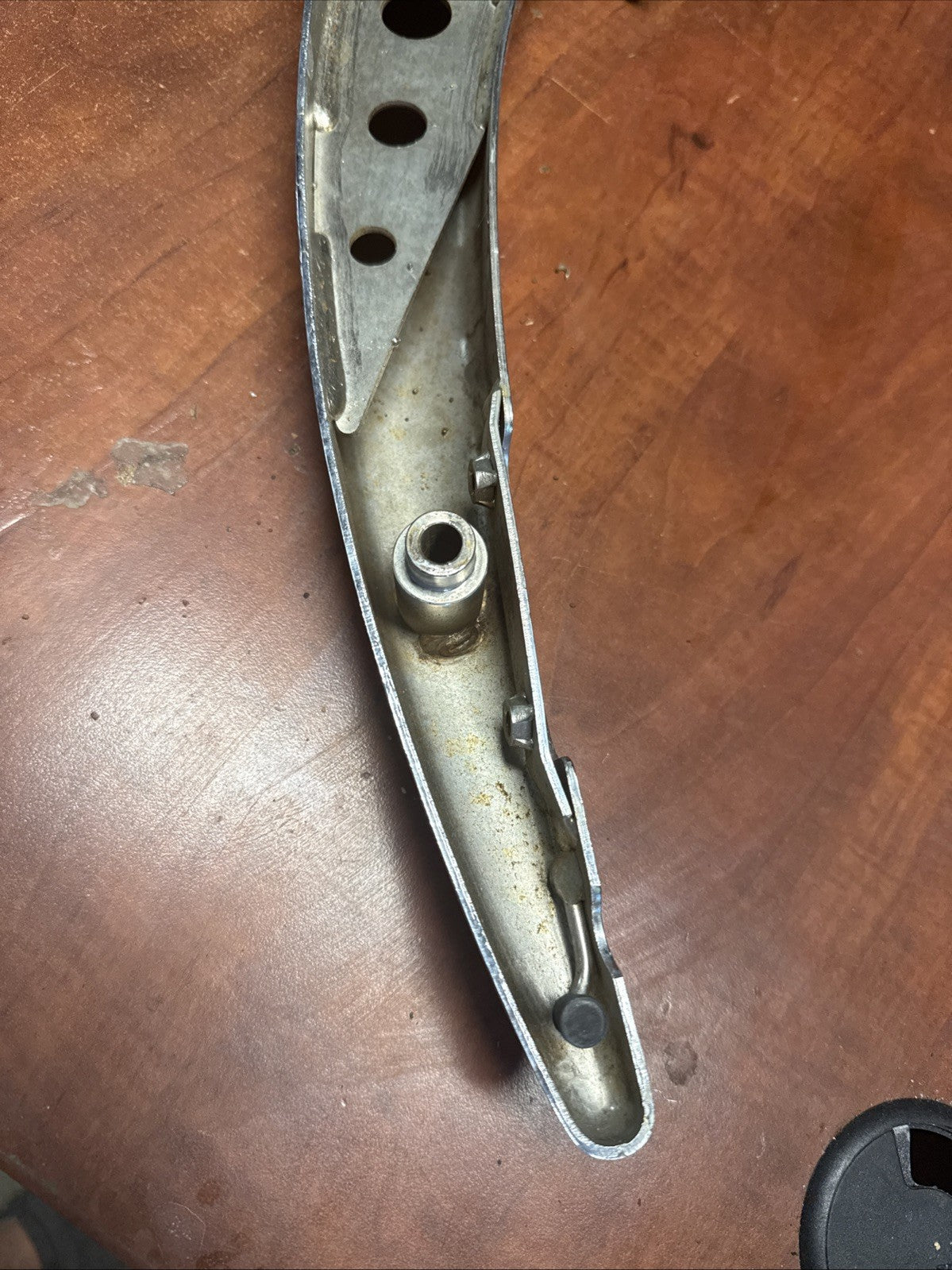 Used OEM 2002 Suzuki Volusia VL800 Rear Left Fender Side Chrome Stay LH See Desc