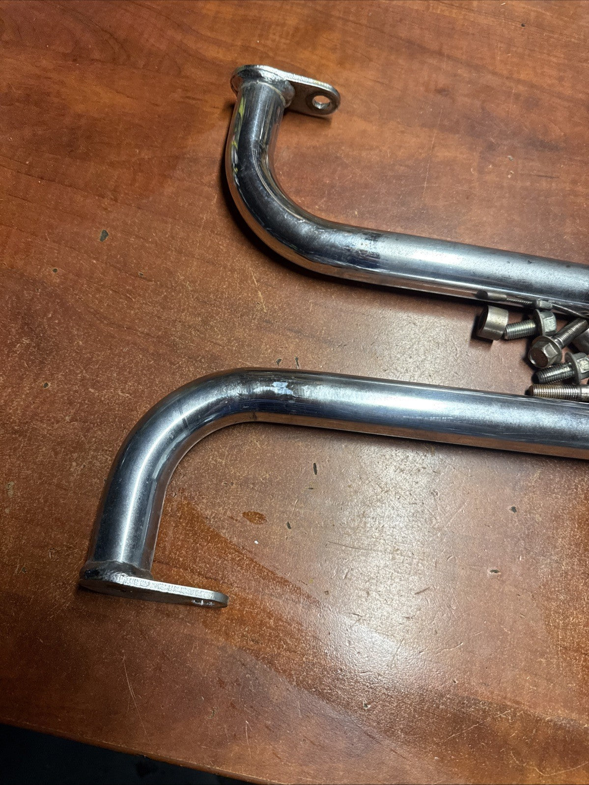 2002 Suzuki Volusia VL800 Chrome Front Engine Guard Highway Crash Bars Bolts OEM
