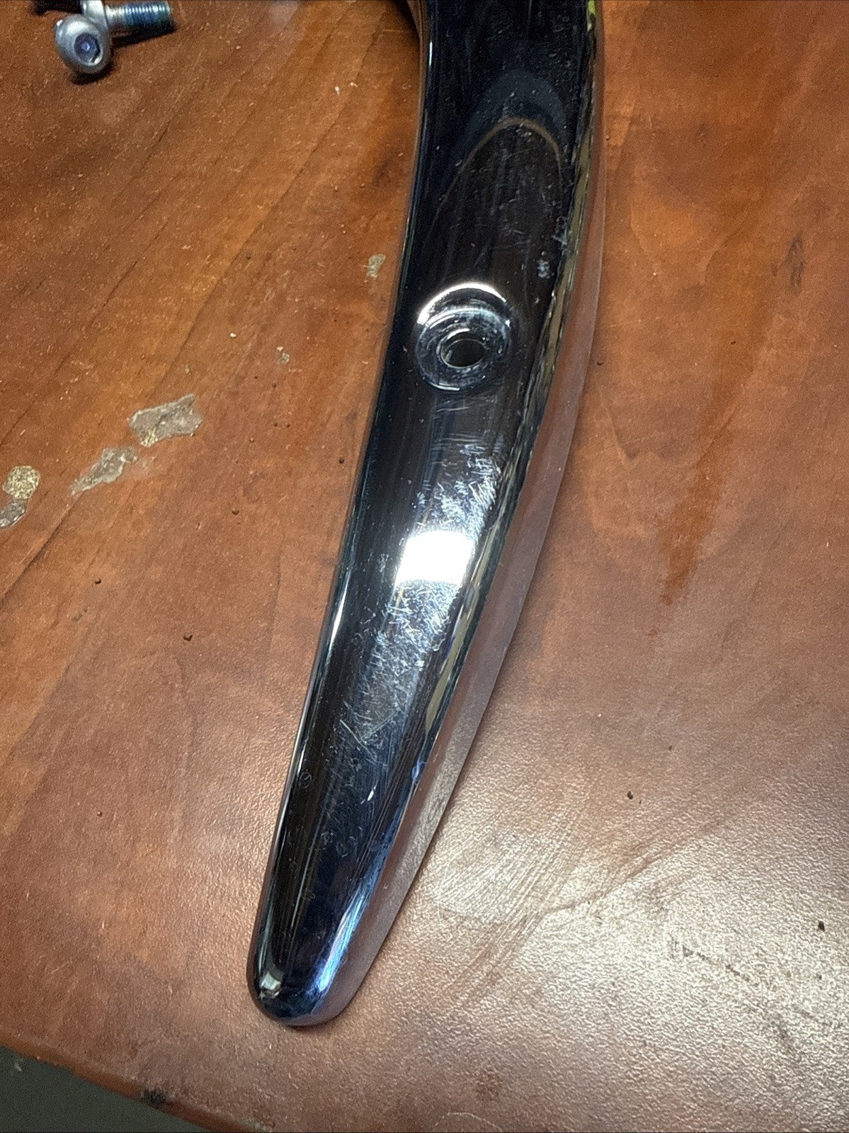 Used OEM 2002 Suzuki Volusia VL800 Rear Left Fender Side Chrome Stay LH See Desc