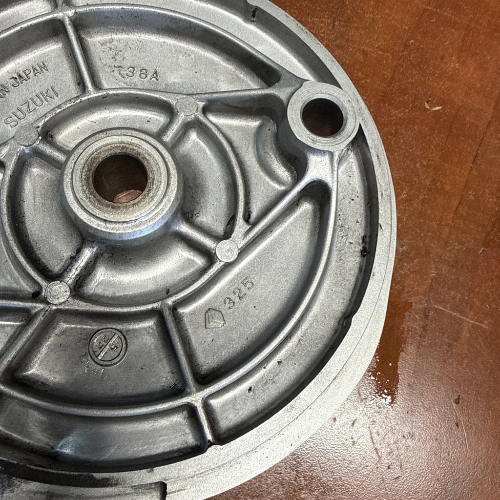 2002 Suzuki Volusia VL800 Rear Hub Drum Brake Backing Shield Anchor Panel OEM
