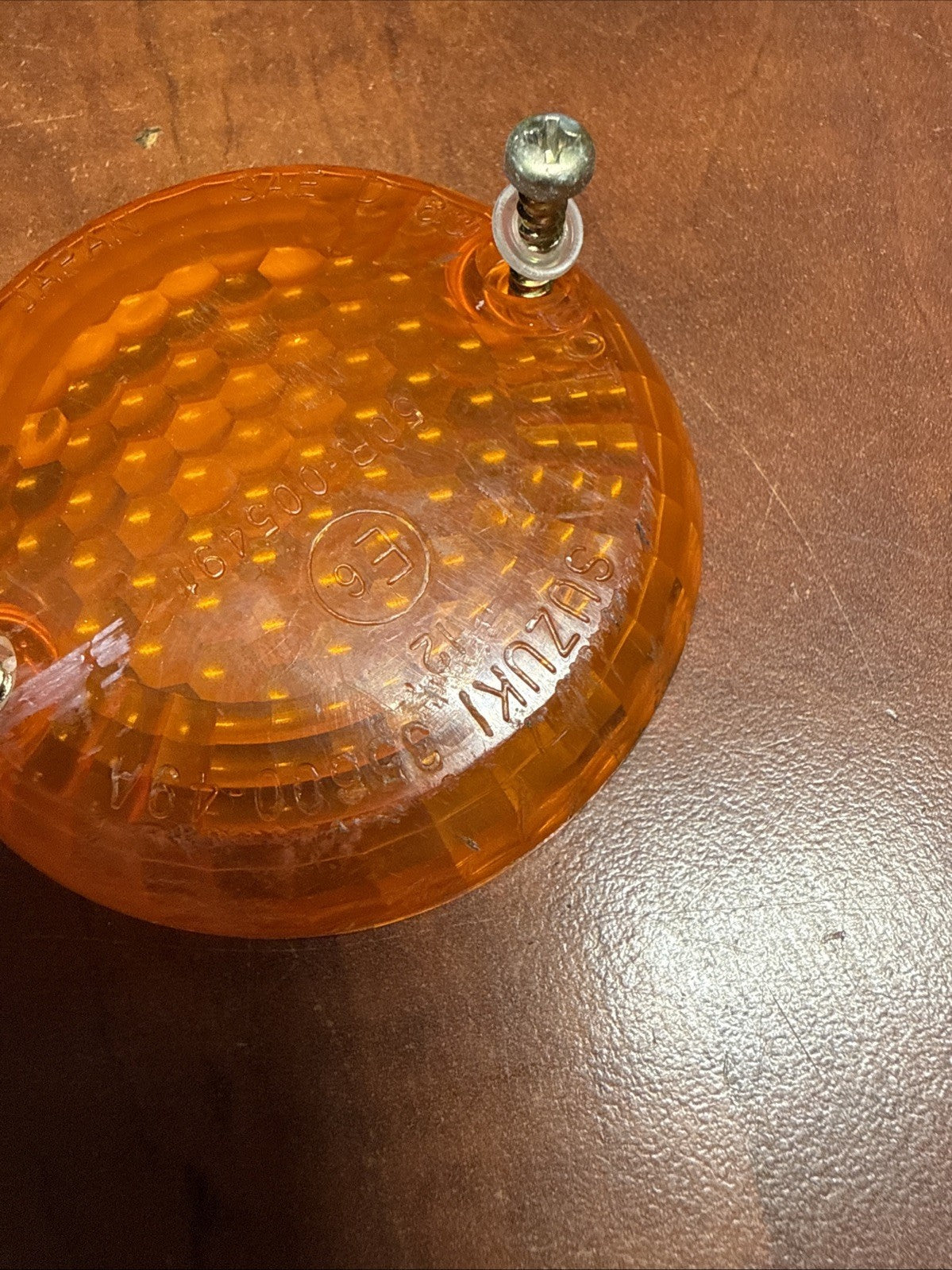 Used OEM 2002 Suzuki Volusia VL800 Rear Turn Signal Light Indicator Amber Lens
