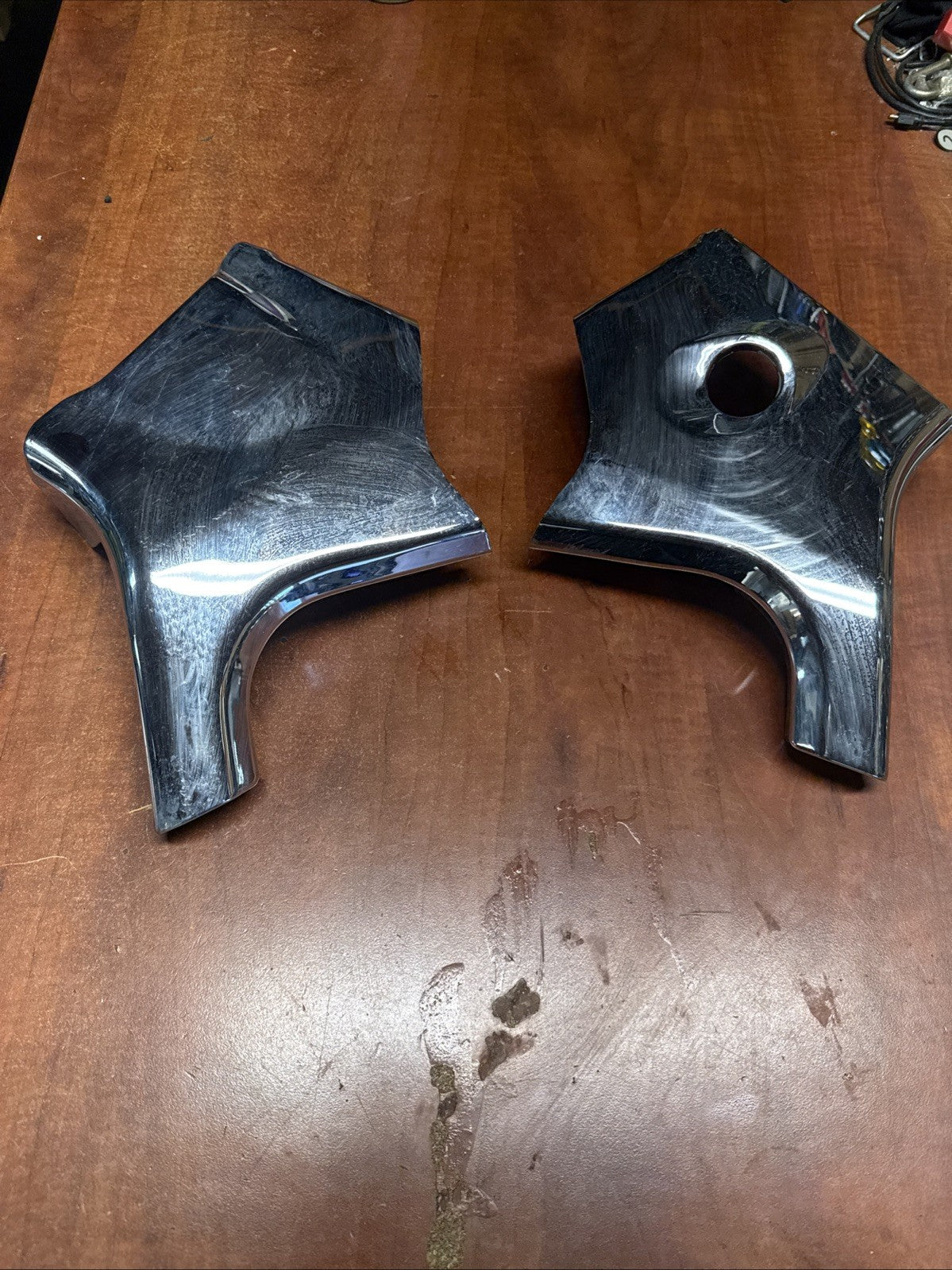 Big Bike Parts Suzuki Volusia VL800 Chrome Frame Neck Covers Trim Pair L&R