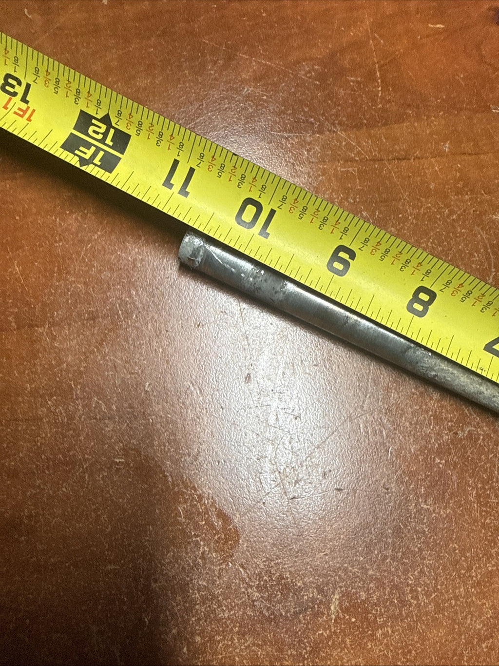 OEM Used Part: Axle 10.75L X .5D PLT for 13" Minuteman Floor Machine M13075-00
