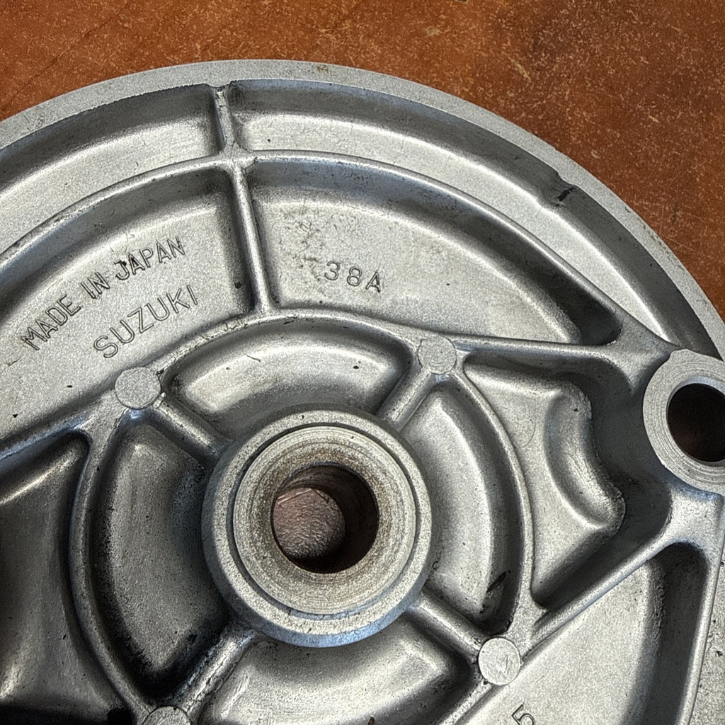 2002 Suzuki Volusia VL800 Rear Hub Drum Brake Backing Shield Anchor Panel OEM