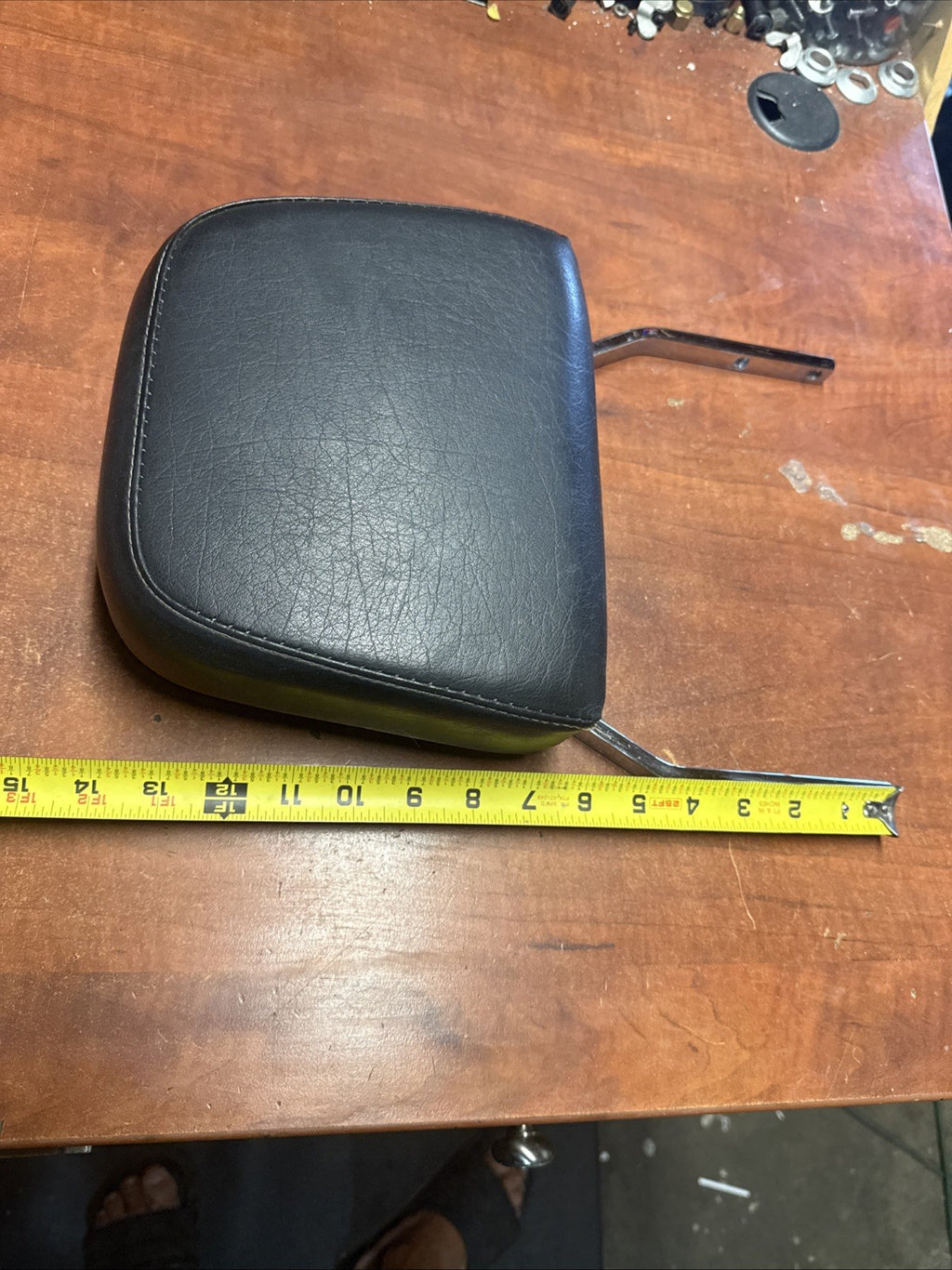 Used OEM 2002 Suzuki Volusia VL800 Passenger Backrest Sissy Bar Cushion Upright