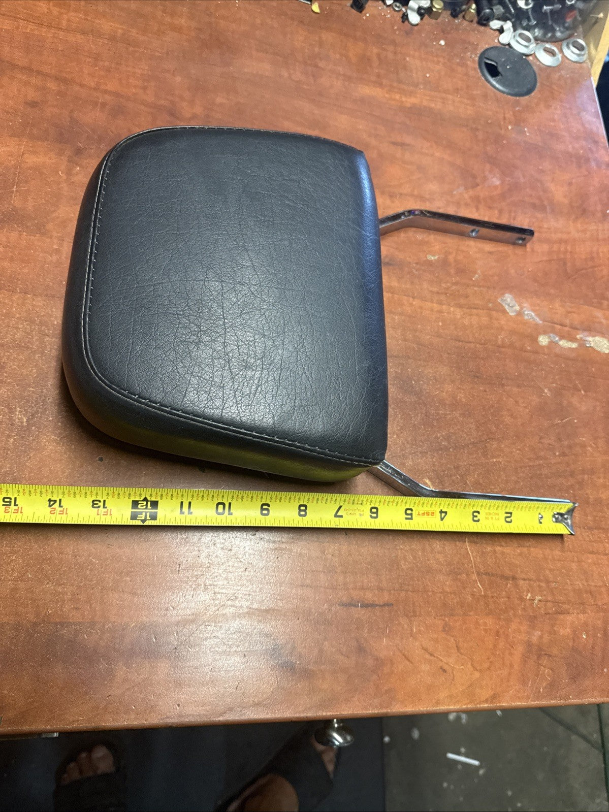 Used OEM 2002 Suzuki Volusia VL800 Passenger Backrest Sissy Bar Cushion Upright