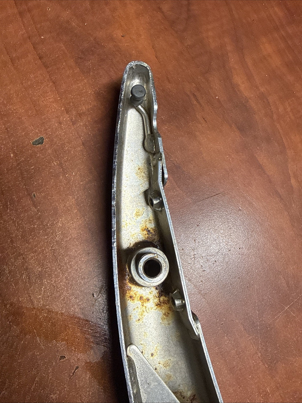 Used OEM 2002 Suzuki Volusia VL800 Rear Right Fender Side Chrome Stay Bracket RH