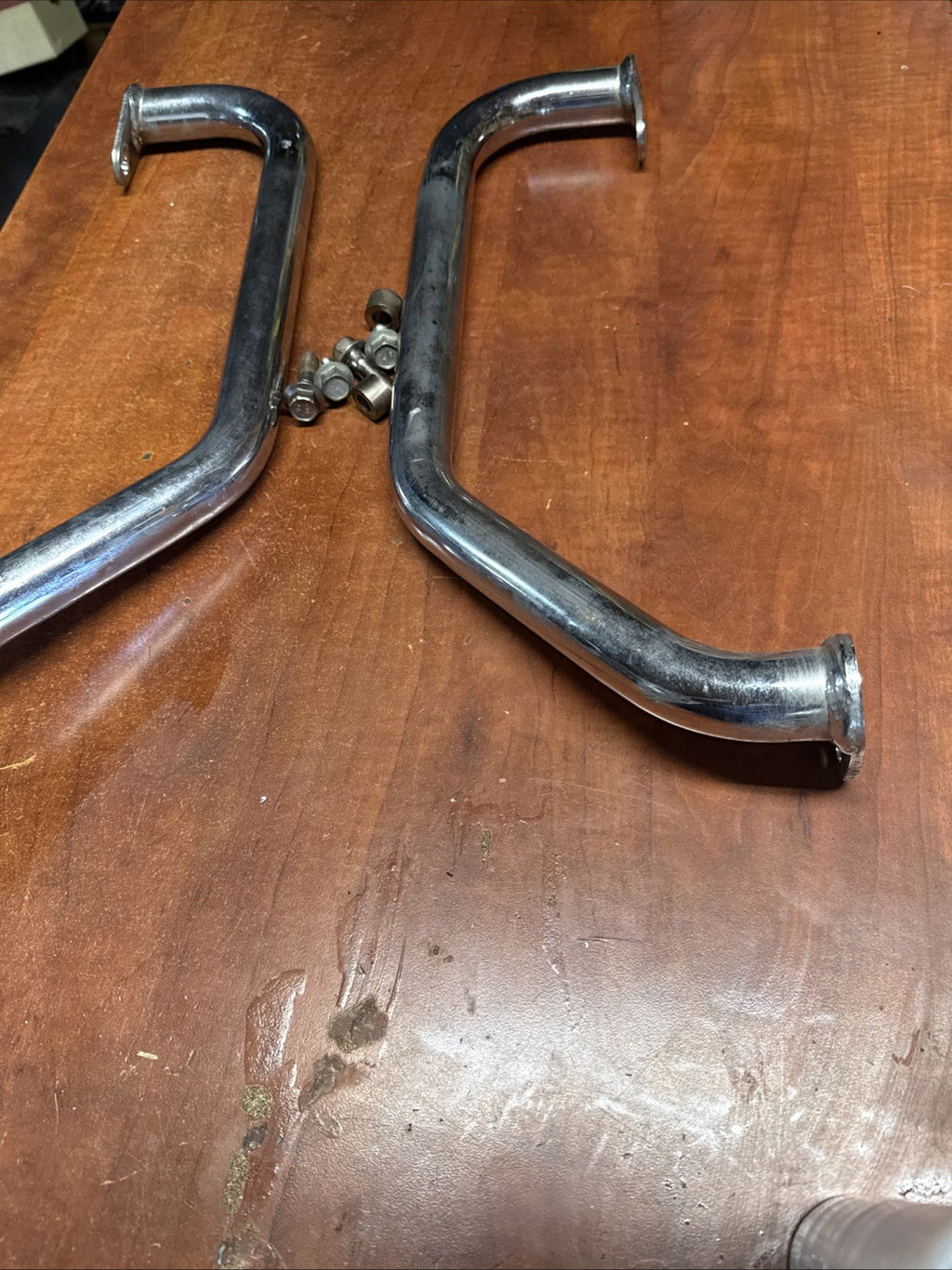 2002 Suzuki Volusia VL800 Chrome Front Engine Guard Highway Crash Bars Bolts OEM