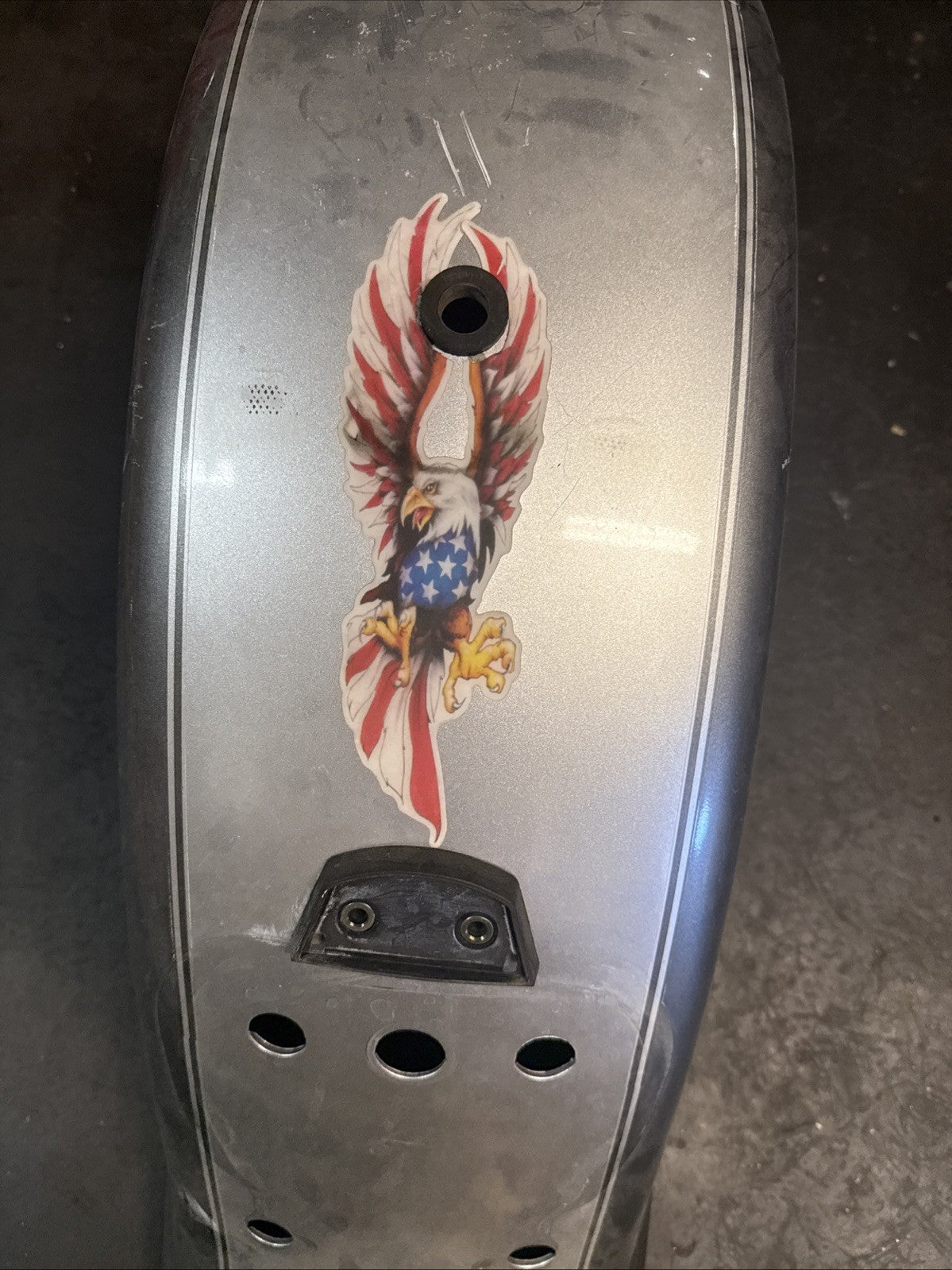 Used OEM 2002 Suzuki Volusia VL800 Rear Fender Painted Plastic Cowl See Descrip