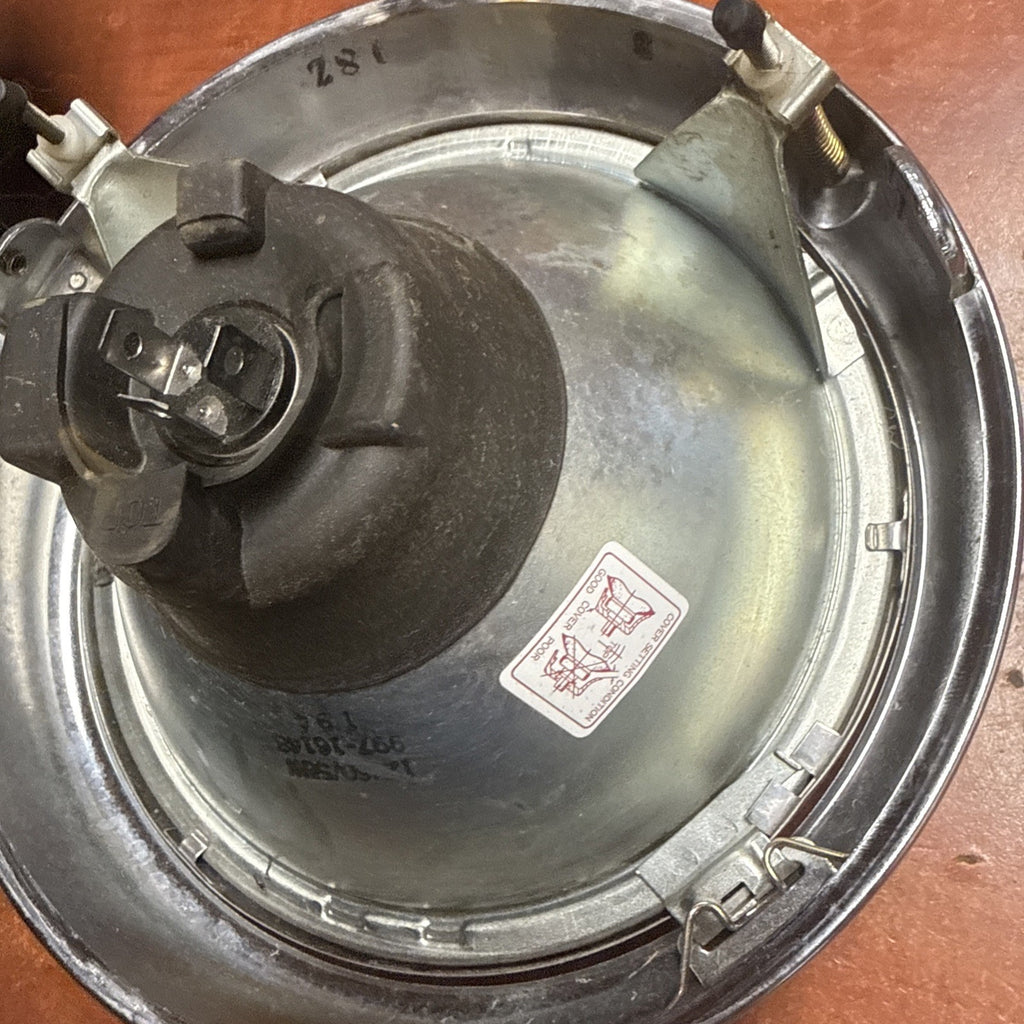 Used OEM 2002 Suzuki Volusia VL800 Front Headlight Lamp Assembly Chrome Bucket