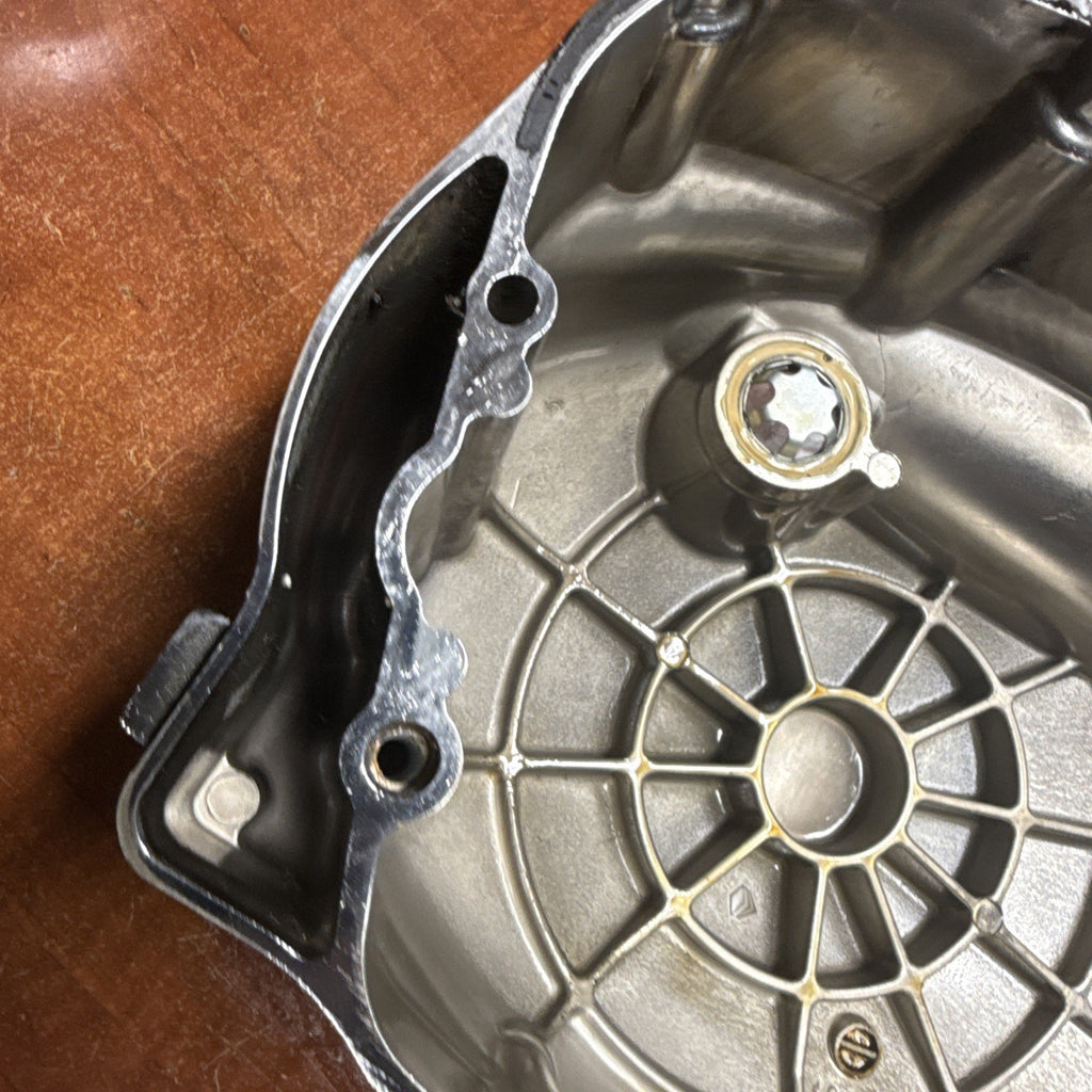 OEM 2002 Suzuki Volusia VL800 Right Clutch Crankcase Cover Engine Guard W/ Bolts