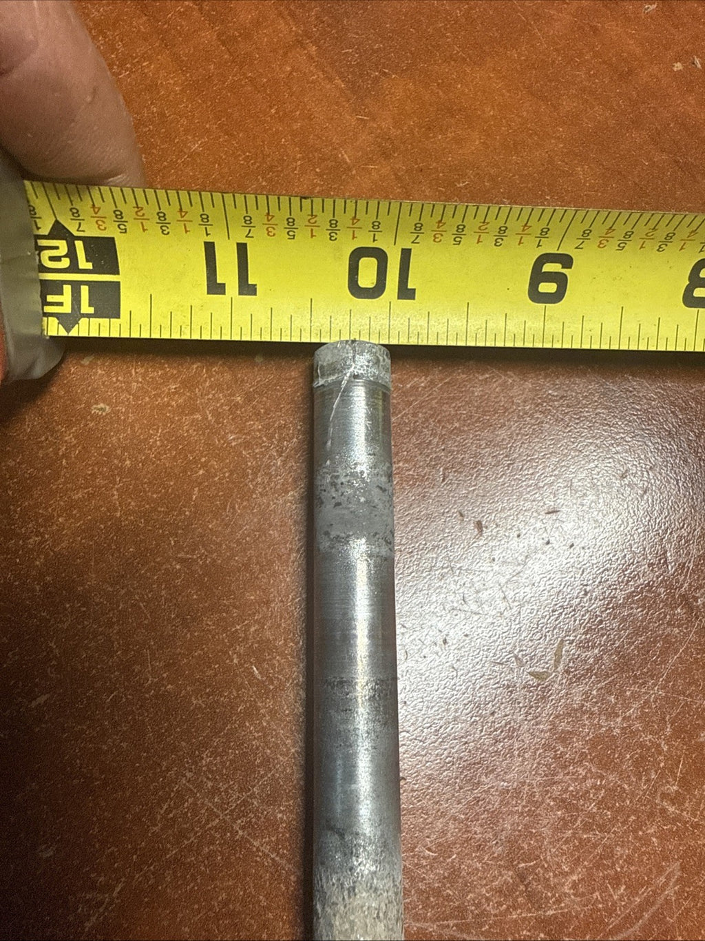 OEM Used Part: Axle 10.75L X .5D PLT for 13" Minuteman Floor Machine M13075-00