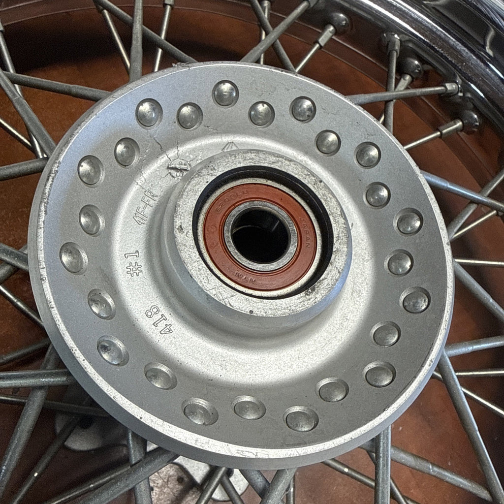 2002 Suzuki Volusia VL800 Front Spoke Wheel Rim Hub Bearings 16xMT3.00