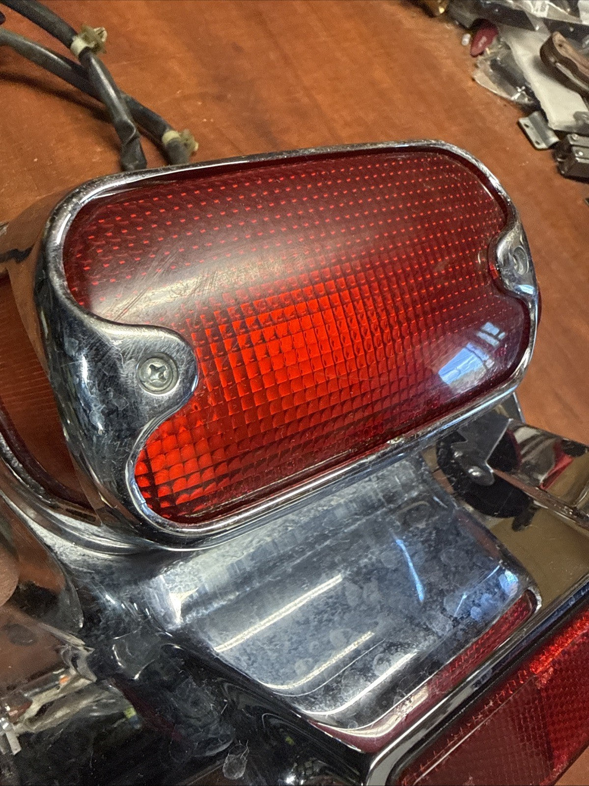 Used OEM 2002 Suzuki Volusia VL800 Rear Tail Light Brake Lamp Assembly Stanley
