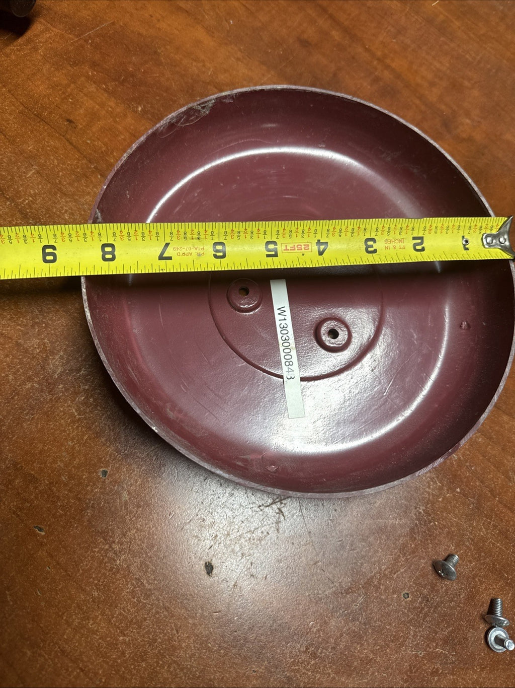 OEM Used Part: Motor Cover ABS for 13" Minuteman Floor Machine M13075-00
