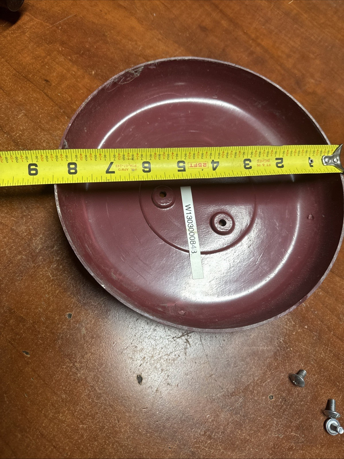OEM Used Part: Motor Cover ABS for 13" Minuteman Floor Machine M13075-00