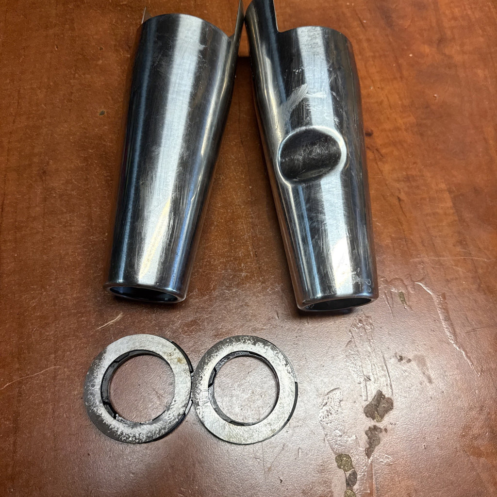Suzuki Volusia 800 VL800 Steering Front Fork Upper Shroud Chrome Covers Washers