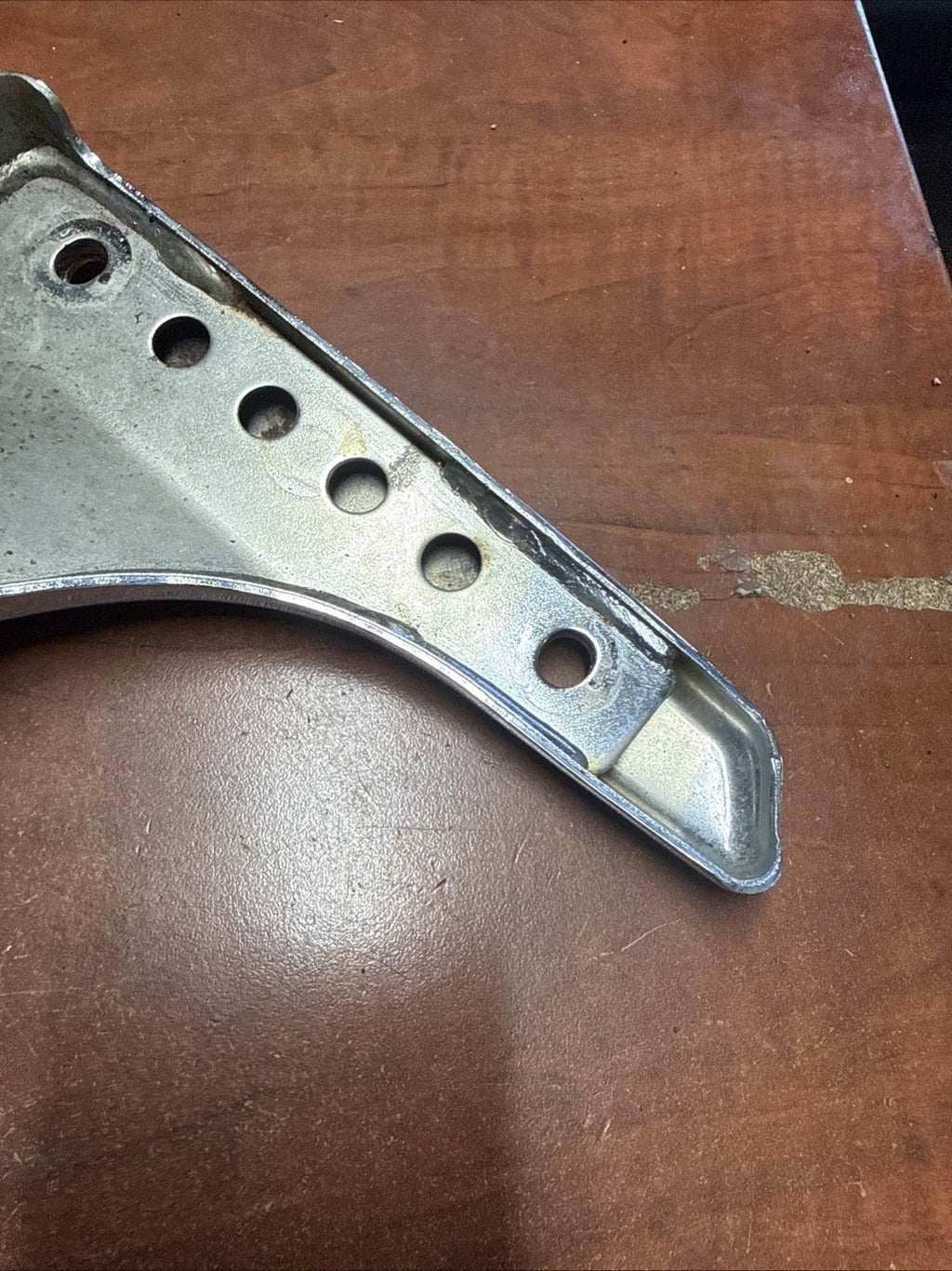 Used OEM 2002 Suzuki Volusia VL800 Rear Right Fender Side Chrome Stay Bracket RH