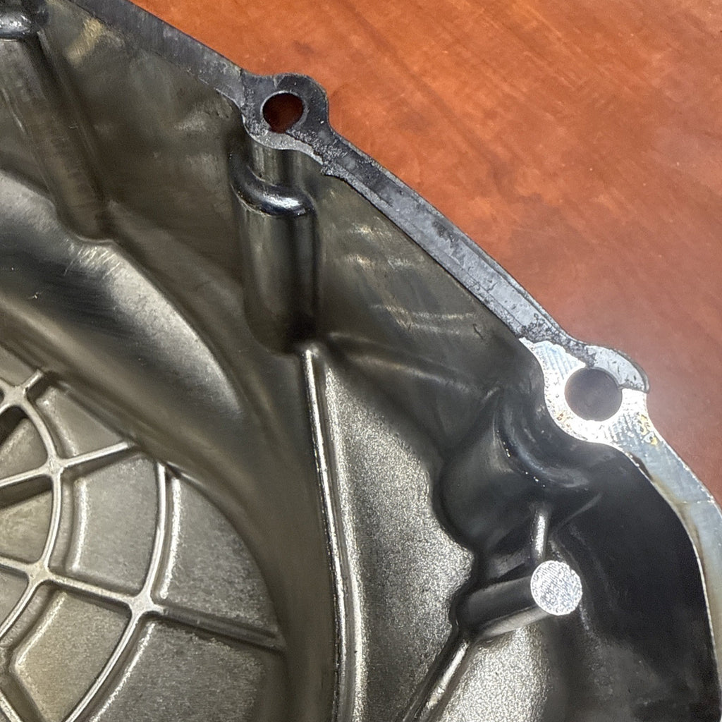 OEM 2002 Suzuki Volusia VL800 Right Clutch Crankcase Cover Engine Guard W/ Bolts