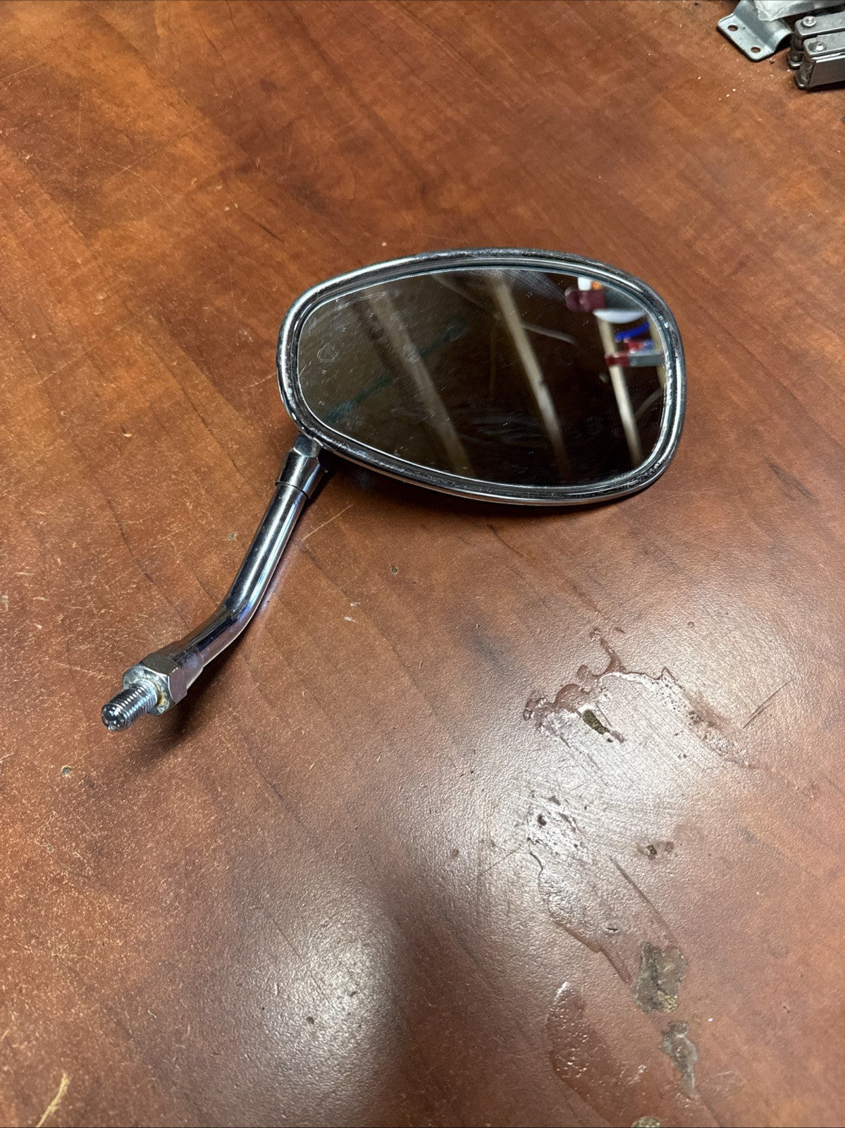 Used OEM 2002 Suzuki Volusia VL800 Left Side Chrome Rear View Mirror RH Stanley