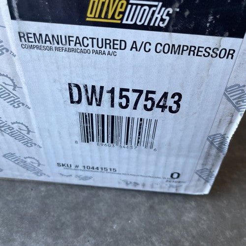 A/C AC Remanufactured Compressor DW157543 Driveworks  For 2001-04 Saturn Read