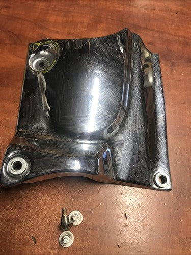 2002 Suzuki Volusia VL800 Right Side Lower Frame Cover Metal Chrome Trim Flange