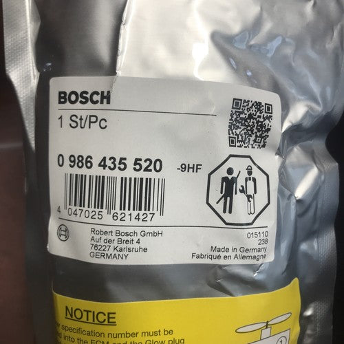 Bosch 0986435520 Reman Diesel Fuel Injector Duramax 6.6L LMM Chevy GMC 07.5-10