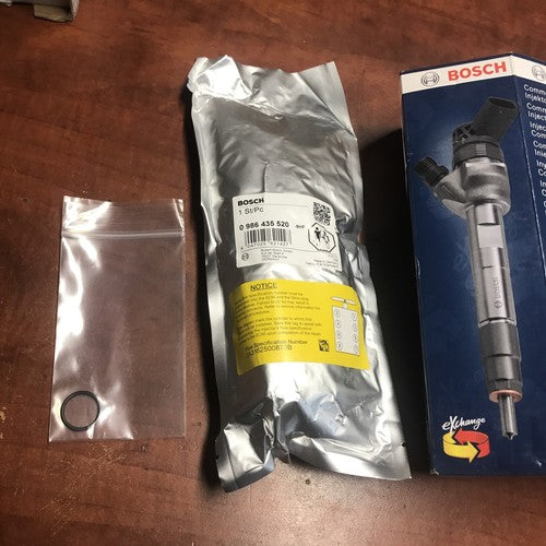 Bosch 0986435520 Reman Diesel Fuel Injector Duramax 6.6L LMM Chevy GMC 07.5-10
