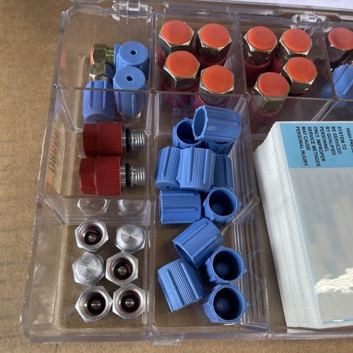 New A/C System Retrofit Kit 4 Seasons 59980 R-134A Retrofit Adapters Assortment