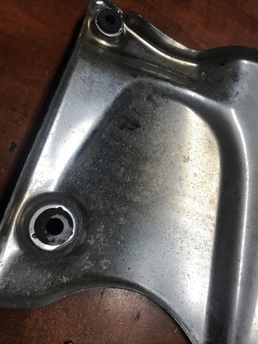 2002 Suzuki Volusia VL800 Right Side Lower Frame Cover Metal Chrome Trim Flange