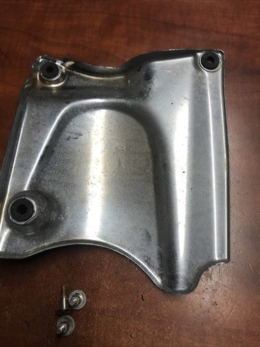 2002 Suzuki Volusia VL800 Right Side Lower Frame Cover Metal Chrome Trim Flange